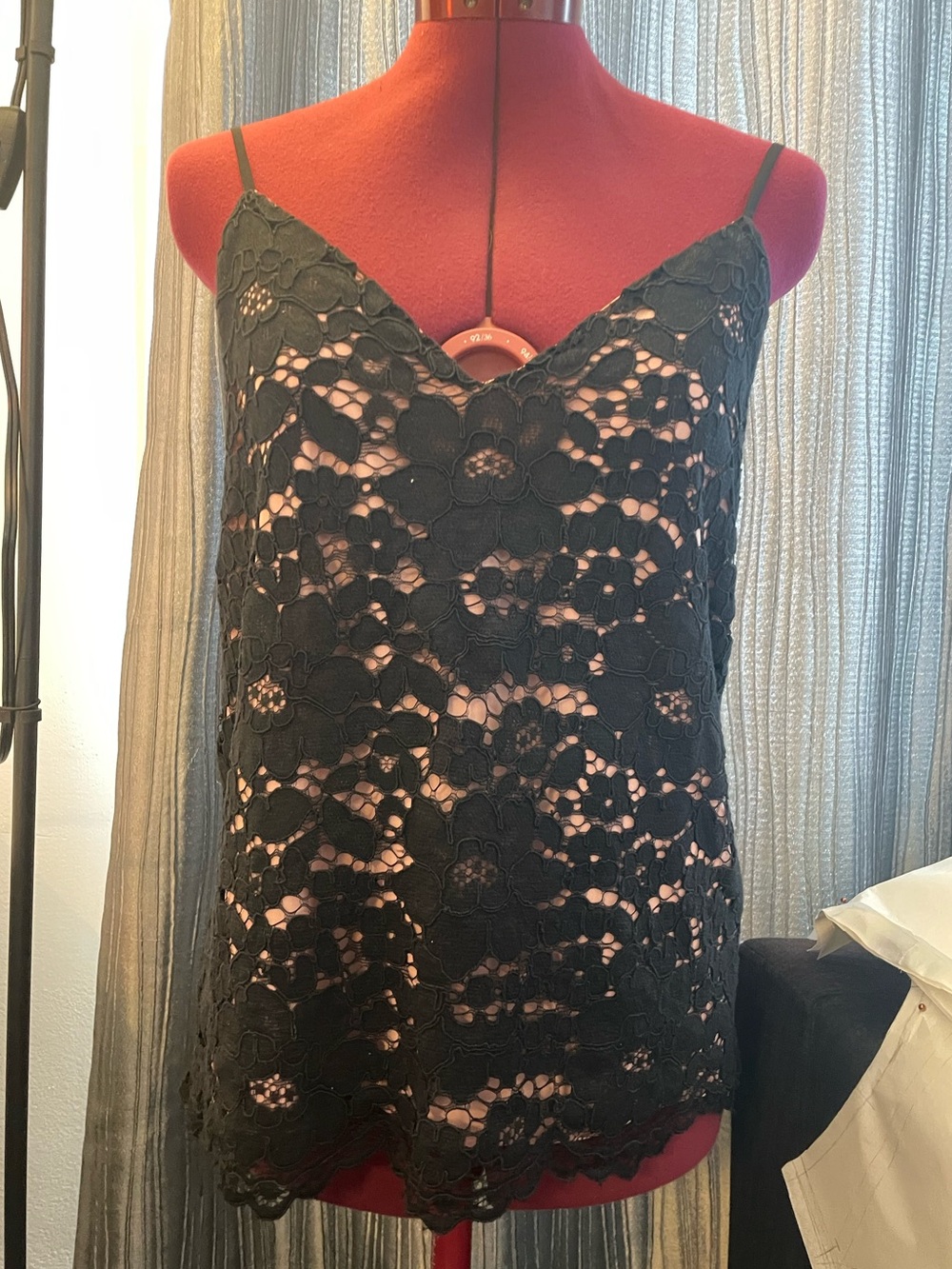 Black Lace Tank Top